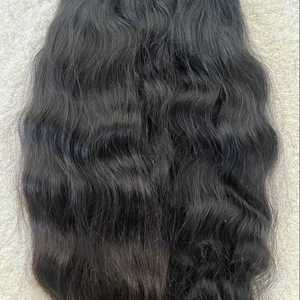 Nueva llegada de extensiones de cabello humano virgen doble trama Remy 20-30 pulgadas cuerpo onda suave sensación cruda indio máquina cutícula pelo - Product Image 1