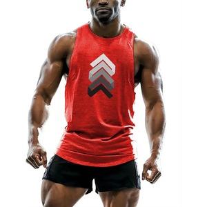 Élégant été Gym course maillots 2025 hommes nouveau coton débardeur personnalisé 3D imprimé respirant débardeur - Product Image 1