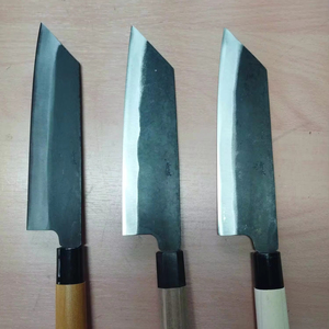 Acier de haute qualité Composite japonais Noir Bunka Aogami couteau en acier manche en palissandre forgé et fabriqué au Japon - Product Image 1