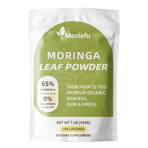 Poudre de Moringa biologique OEM/ODM |   Feuille de Moringa pure, superaliment |   Énergie et vitalité naturelles, complément alimentaire vert brut - Product Image 1