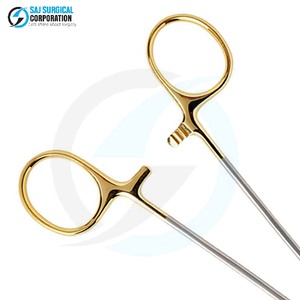 Porte-aiguille Debakey manuel réutilisable en acier inoxydable certifié CE, outil médical pour la suture fine en chirurgie cardiaque et générale - Product Image 6