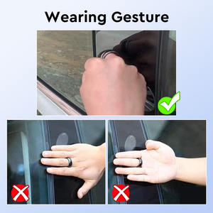 Gốm sứ Vòng thông minh Phụ kiện cho Tesla mô hình 3 y thay thế chìa khóa xe thẻ chìa khóa <span class=keywords><strong>Fob</strong></span> làm bằng chip gốc không thấm nước - Product Image 6