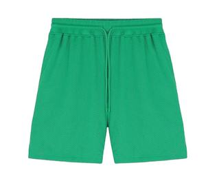 Pantalones cortos de gimnasio de verano para hombre de alta calidad 100% algodón transpirable diseño elástico ecológico patrón sólido pantalones cortos Casuales - Product Image 2