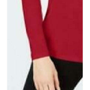 Cardigan Casual da Donna Charter Club con Stampa Floreale in Cotone, Collo Alto, Taglia Grande, Colore Rosso, per l'Autunno - Product Image 3