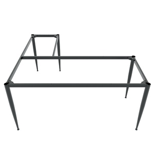 Modern L-Shaped <b>Computer</b> <b>Desk</b> with Steel Legs 160x150cm CONE II System HCCN018 - Product Image 2