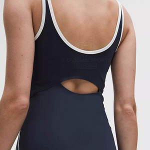 Camiseta Deportiva Ligera y Transpirable de Poliéster para Tenis, con Logotipo Frontal, Cómoda, sin Mangas, para Mujer, Ropa de Entrenamiento - Product Image 4