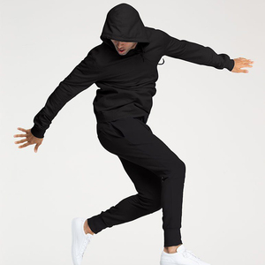 Pull-over personnalisé sweat à capuche vierge surdimensionné en coton épais 400gsm sweats à capuche en polaire - Product Image 4