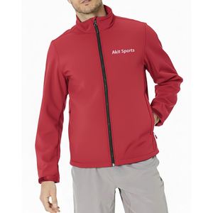 Veste Softshell pour homme sur mesure, devant droit, coupe-vent, séchage rapide, respirante, haute qualité, quantité en gros, best-seller, design unique - Product Image 1