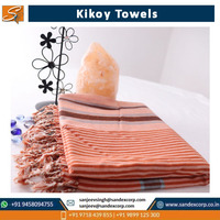 Quick Dry Kikoy Towels with Colorful Stripe Towel 100% Cotton Beach Towel at Affordable Price Wholesale in India.