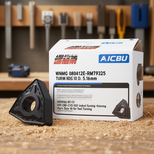 Inserto de Torneado Indexable WNMG 080412E-RMT9325 D. 5.16mm MT-CVD con Recubrimiento ISO, Paquete de 10 para Torneado de Piezas - Product Image 3