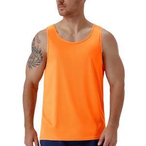 Camisetas sin mangas Premium personalizadas OEM ODM para hombre, suministro de fábrica, camisas sin mangas informales de punto de talla grande transpirables suaves y cómodas - Product Image 3