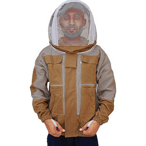 Traje de apicultura de alta calidad, Chaqueta de algodón, ropa ventilada, chaqueta de seguridad transpirable y cómoda para apicultura, servicio OEM - Product Image 2