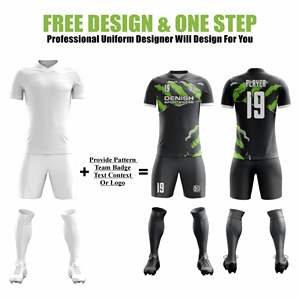 Camiseta de fútbol de poliéster transpirable de secado rápido de alta calidad, camiseta de fútbol personalizada, kit de equipo sublimado al por mayor - Product Image 2