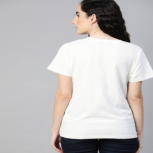 Camiseta de mezcla de algodón suave de verano para mujer personalizada, decoraciones de botones de diamantes, colores disponibles para pedidos a granel comprimidos - Product Image 6