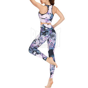 Conjunto de Yoga Estampado para Mujer, Venta Directa de Fábrica, Ropa Deportiva Activa, Conjunto de Yoga Estampado sin Costuras para Mujer - Product Image 2