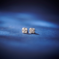 Boucles d'oreilles clous Modern Muse en diamant de laboratoire, taille brillant solitaire, or massif 14K/18K, certifiées GRA, bijoux de luxe à percer
