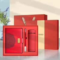 Ensemble cadeau d'affaires écologique de luxe avec logo personnalisé pour salon professionnel, tasse en acier inoxydable