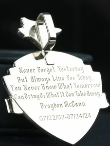 จี้ภาพเหมือนสั่งทำ เงินแท้ 925 ชุบทองคำแท้ ประดับเพชรโมอิสซาไนต์ VVS สไตล์ฮิปฮอป ฝังเพชรแบบ Iced Out เคลือบเงา คุณภาพสูง - Product Image 5