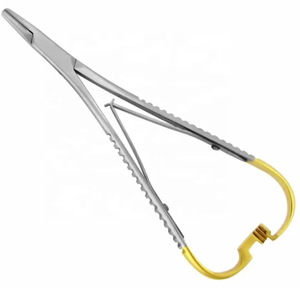 Pince de placement élastique étroite Mathieu (porte-aiguille) par IMANS - Product Image 1