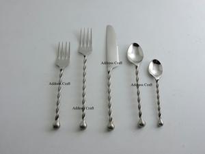 Juego de Cubiertos de acero inoxidable de estilo americano para restaurante de Hotel en casa para obsequios Cubiertos perfectos para cocineros Juego de cubiertos - Product Image 6