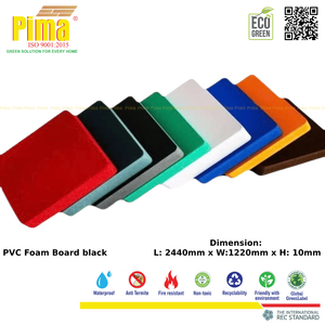 Pima Custom Color WPC PVC Foam Board Sheet 10mm Thick 0.6 G/cm3 Density Recyclable Anti-Termitic Decorative <b>Interior</b> <b>Accessories</b> - Product Image 3