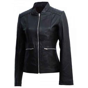 Haute qualité printemps automne cuir femmes moto veste respirant coupe-vent OEM Logo chaud mode - Product Image 1