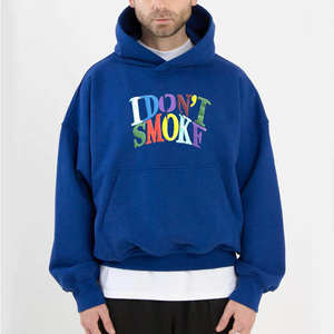 Sweat-shirts thermiques en molleton 100% coton personnalisés pour hommes et femmes, imperméables, streetwear, vêtements de sport, hiver, broderie, design, logo OEM - Product Image 6