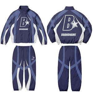 Vêtements décontractés personnalisés de haute qualité ensemble de survêtements pull vintage uni vierge pour hommes les plus vendus survêtements pour hommes - Product Image 5