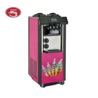 Machine à Crème Glacée Molle Commerciale Automatique 3 Parfums pour Restaurants et la Production de Crème Glacée