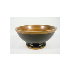 Bol de service en bois de manguier naturel de grande taille au design moderne, fabriqué à la main de haute qualité pour la salade, la soupe au riz et les aliments. - Product Image 1