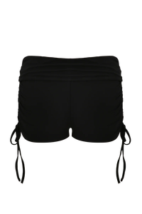 VARLDENS Conjunto de Top Corto con Cuello Halter y Pantalones Cortos para Mujer, Alta Calidad, Ultra-Micro Seducción, Sirena Opaca por Encima DE LA Rodilla - Product Image 4