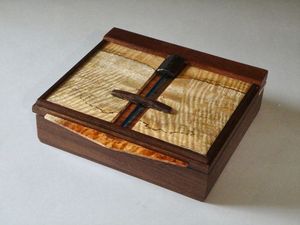 Caja de regalo multifunción de madera de tamaño personalizado moderno caja de joyería caja de cosméticos para decoración de Navidad - Product Image 5