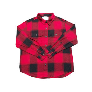 Meilleures ventes Chemises en flanelle à carreaux de haute qualité pour enfants et garçons Chemises à col rabattu de grande taille décontractées au design personnalisé pour enfants - Product Image 6