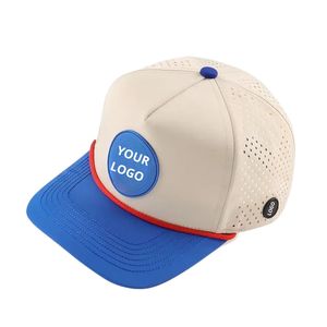 Gorras de Golf de Dos Tonos con Logotipo Personalizado Interior y Exterior y Orificios Cortados con Láser para Eventos Deportivos, Venta al Por Mayor - Product Image 2