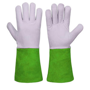 Gants de soudage en cuir de vachette grainé et en cuir fendu, résistants à l'abrasion, à la chaleur, pour la lutte contre les incendies, le barbecue, le four, le grill - Product Image 6