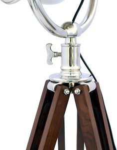 Lampadaire à LED de théâtre antique rétro projecteur Art déco trépied studio nautique décor de bureau lumière réglable vintage - Product Image 4