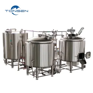 10bbl Two Vessels Brewhouse Facility with SUS304 Cooling Jacket Kettle Boiler for sale