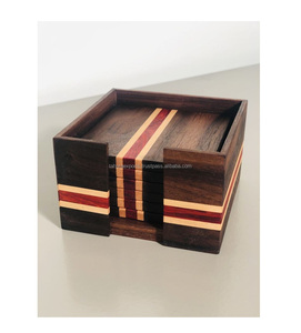 Posavasos de madera de mango de Acacia de la mejor calidad para cocina y mesa, nuevo diseño elegante, decoración del hogar para uso en bodas - Product Image 6