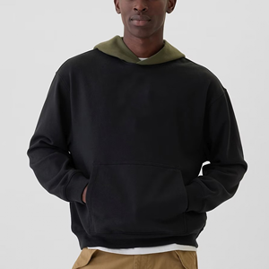 Sudaderas con Capucha para Hombre 2026, 100% Algodón, Logotipo Personalizado con Impresión DTF, Bordado, Otoño, Transpirable, Hombros Caídos, Talla Grande - Product Image 5