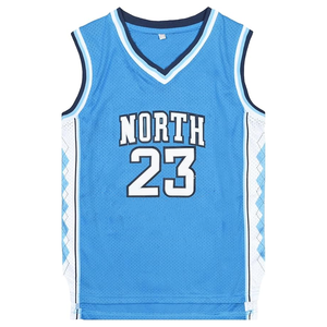 Conjunto de Camiseta de Baloncesto Clásica Unisex, Transpirable, Talla Grande, Antibacteriana, de Secado Rápido, Poliéster/Algodón, Diseño Bordado e Impreso - Product Image 1