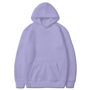 Pull à capuche 100% coton 500GSM épais surdimensionné, logo personnalisé, anti-rétrécissement, grande taille, tricot uni, vente en gros - Product Image 5
