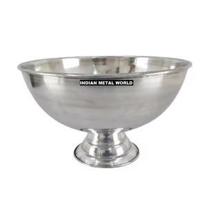 Antique Design Metal <b>Chocolate</b> Serving Bowl Premium Quality Silver Metal <b>Chocolate</b> Bowl Candy Holder For <b>Wedding</b> Supplies - Product Image 1