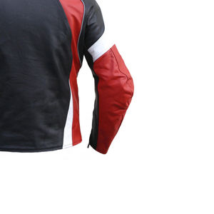 Chaquetas de moto hechas con material de cuero genuino profesional/Servicio OEM Precio razonable Chaquetas de moto - Product Image 5