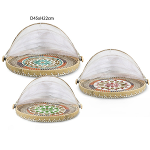 Bandeja para servir de fregona de mezcla de algas marinas de alta calidad con cubierta de comida ecológica para el hogar, cocina, restaurante, almacenamiento hecho en Vietnam - Product Image 6