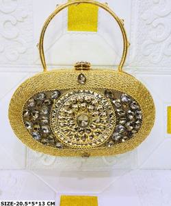 Embrague de fiesta de noche de metal de hierro hecho a mano de diseñador para damas embrague de piedra nupcial y monedero de fiesta con patrón único - Product Image 4