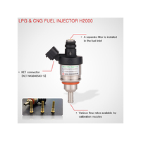 [HANA] H2000 Nouvelle buse d'injecteur GPL/GNC haute performance 12V CC certifiée E-Mark ISO 15500 Garantie 2 ans Type E&L 1800cc Compatible