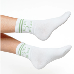 Calcetines de Punto de Alta Calidad con Rayas Antideslizantes para Pilates y Matcha, Multicolores, de Algodón Suave, con Agarre Fuerte, Fábrica JZVINA - Product Image 3