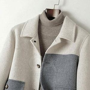 Fit hommes laine vestes manches longues mince vêtements d'hiver respirant léger hommes de haute qualité personnalisé Logo col rond tricoté - Product Image 4