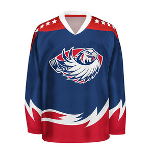 Maillot de hockey sur glace pour jeunes, surdimensionné, respirant, 100% polyester, pour l'entraînement sportif - Product Image 4
