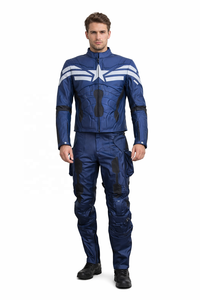 Traje de superhéroe de cuero vacuno premium para hombre, modelo Muscle Jumpsuit - Product Image 3